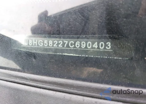 2007 Jeep Commander Limited из США, поврежденный, VIN 1J8HG58227C690403